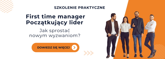 Zapraszamy na szkolenie first time manager.