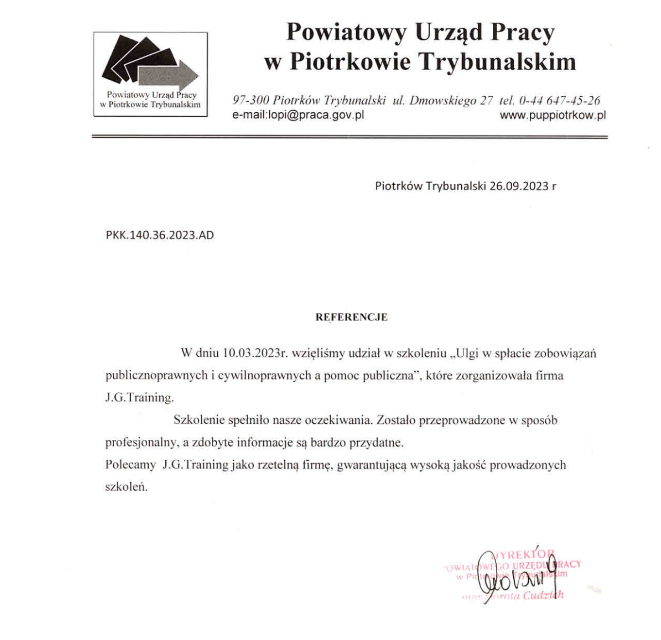Zapraszamy na szkolenia dla powiatowych urzędów pracy.