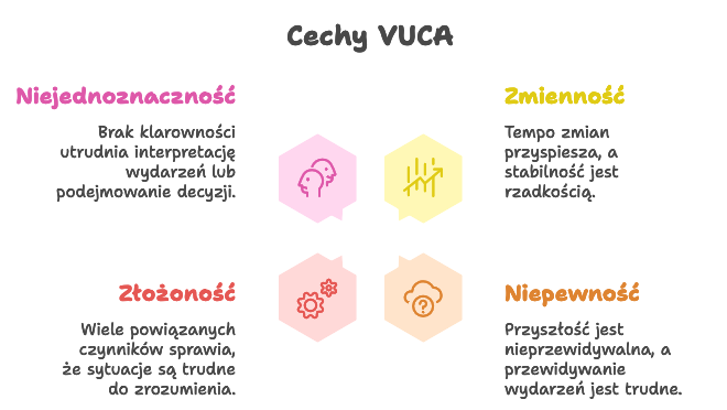 Cechy VUCA.