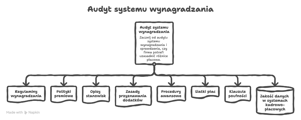 Audyt systemu wynagradzania.
